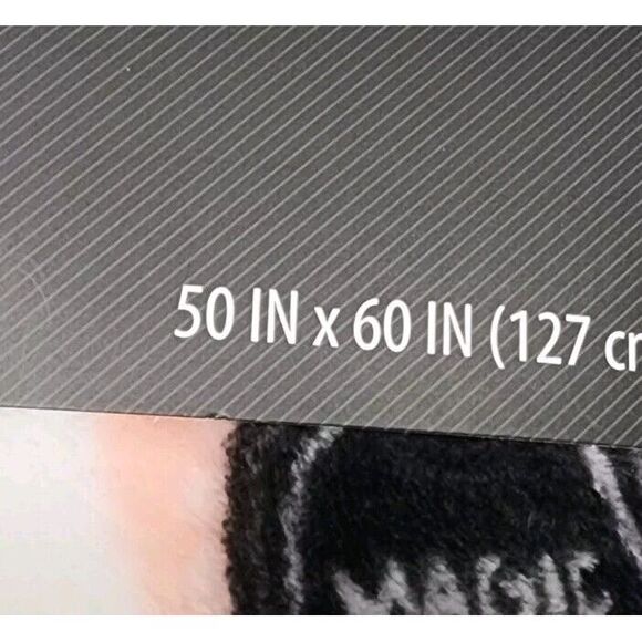 Halloween Hocus Pocus Witches Throw Blanket Potion Bottles Soft Fleece 50" x 60" - Picture 4 of 4